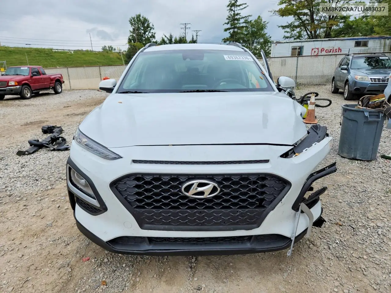 2020 HYUNDAI KONA VIN KM8K2CAA7LU483037 — фото 5