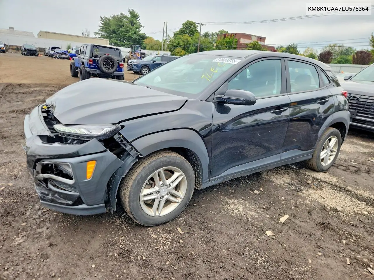 HYUNDAI KONA 2020, VIN KM8K1CAA7LU575364