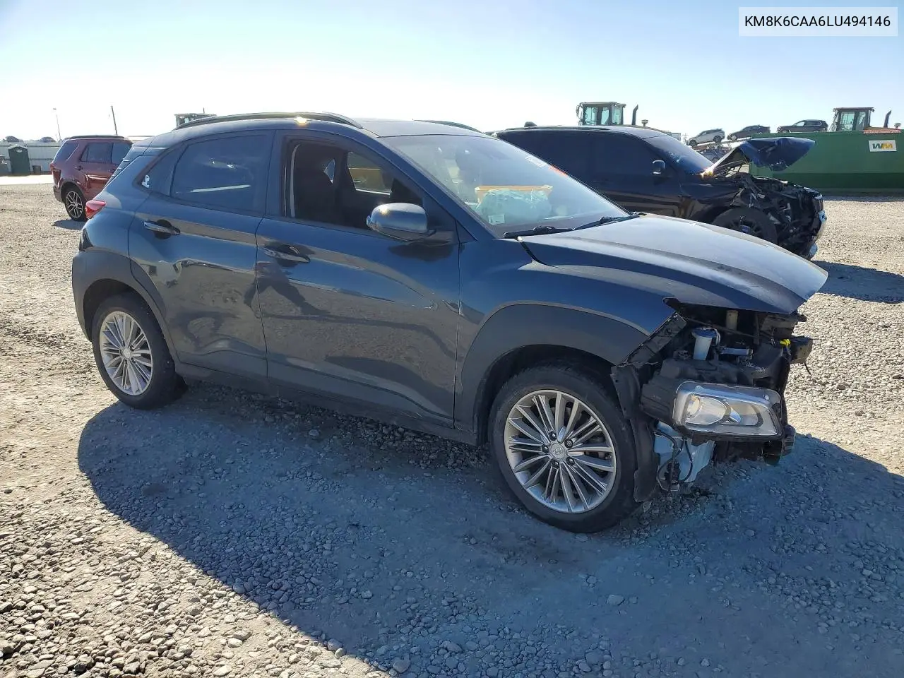 2020 HYUNDAI KONA VIN KM8K6CAA6LU494146 — фото 4