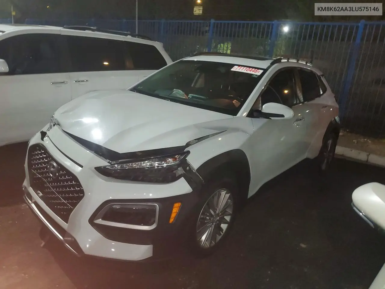 HYUNDAI KONA 2020, VIN KM8K62AA3LU575146