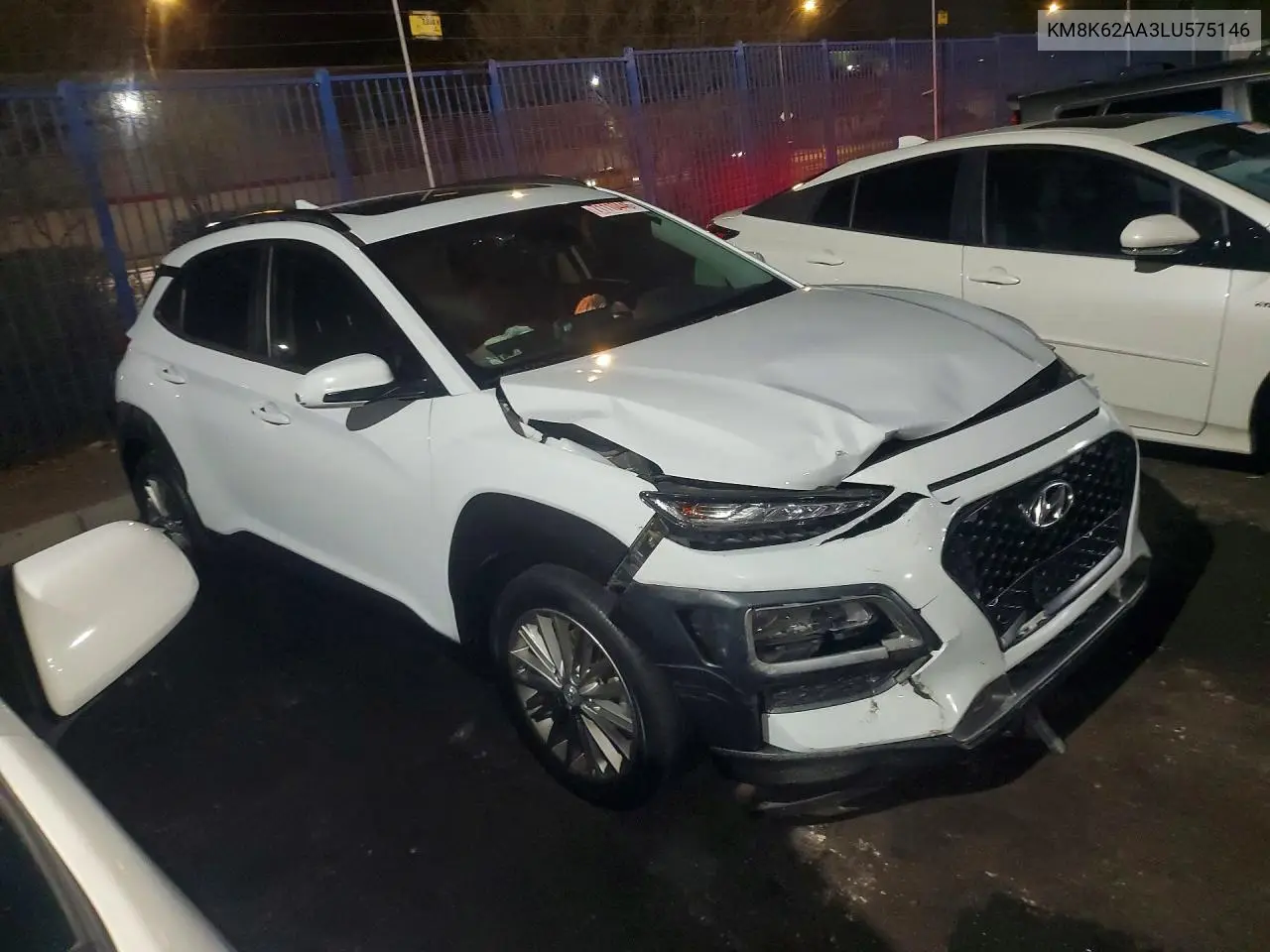 2020 HYUNDAI KONA VIN KM8K62AA3LU575146 — фото 4