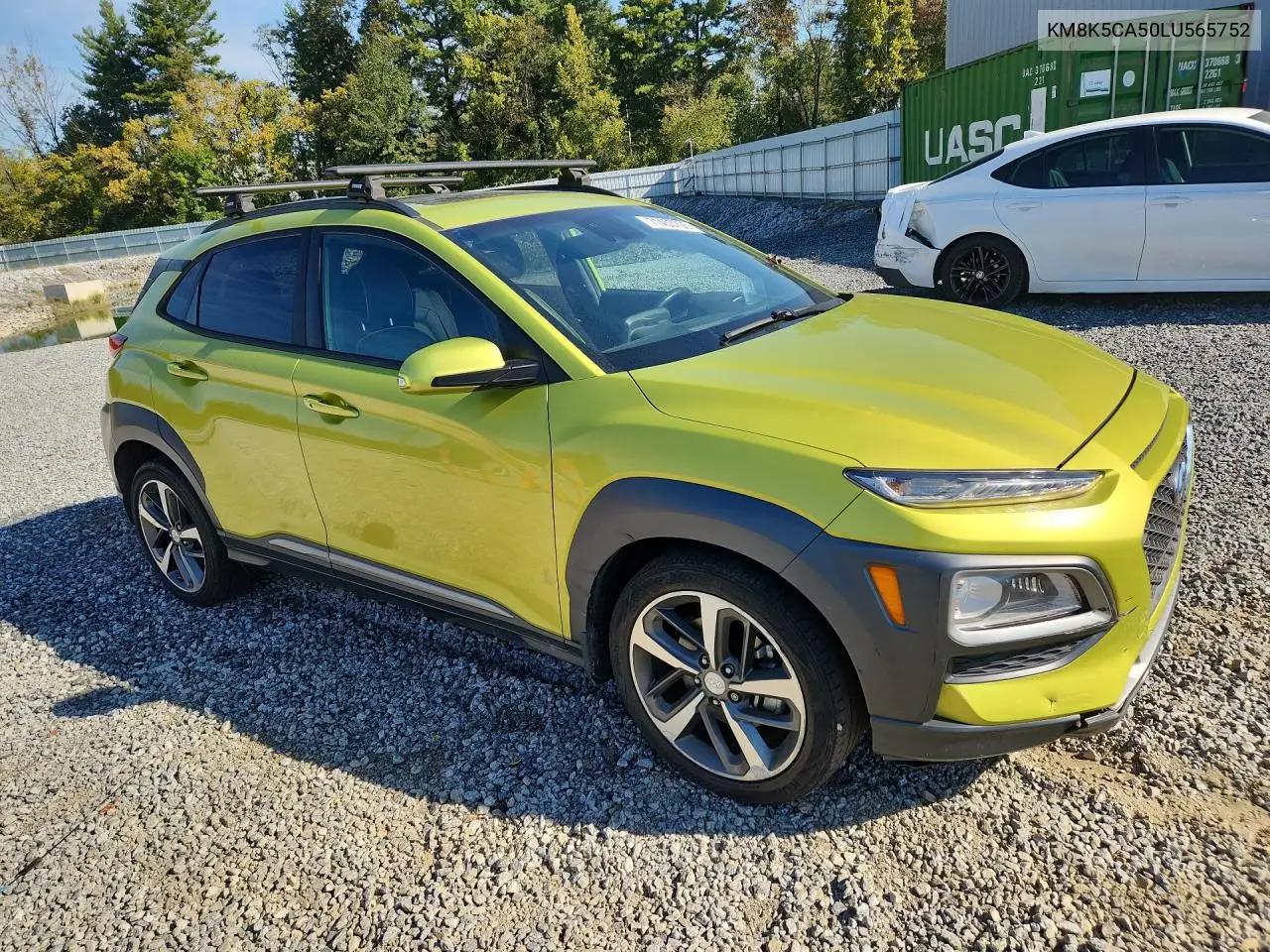 2020 HYUNDAI KONA VIN KM8K5CA50LU565752 — фото 4