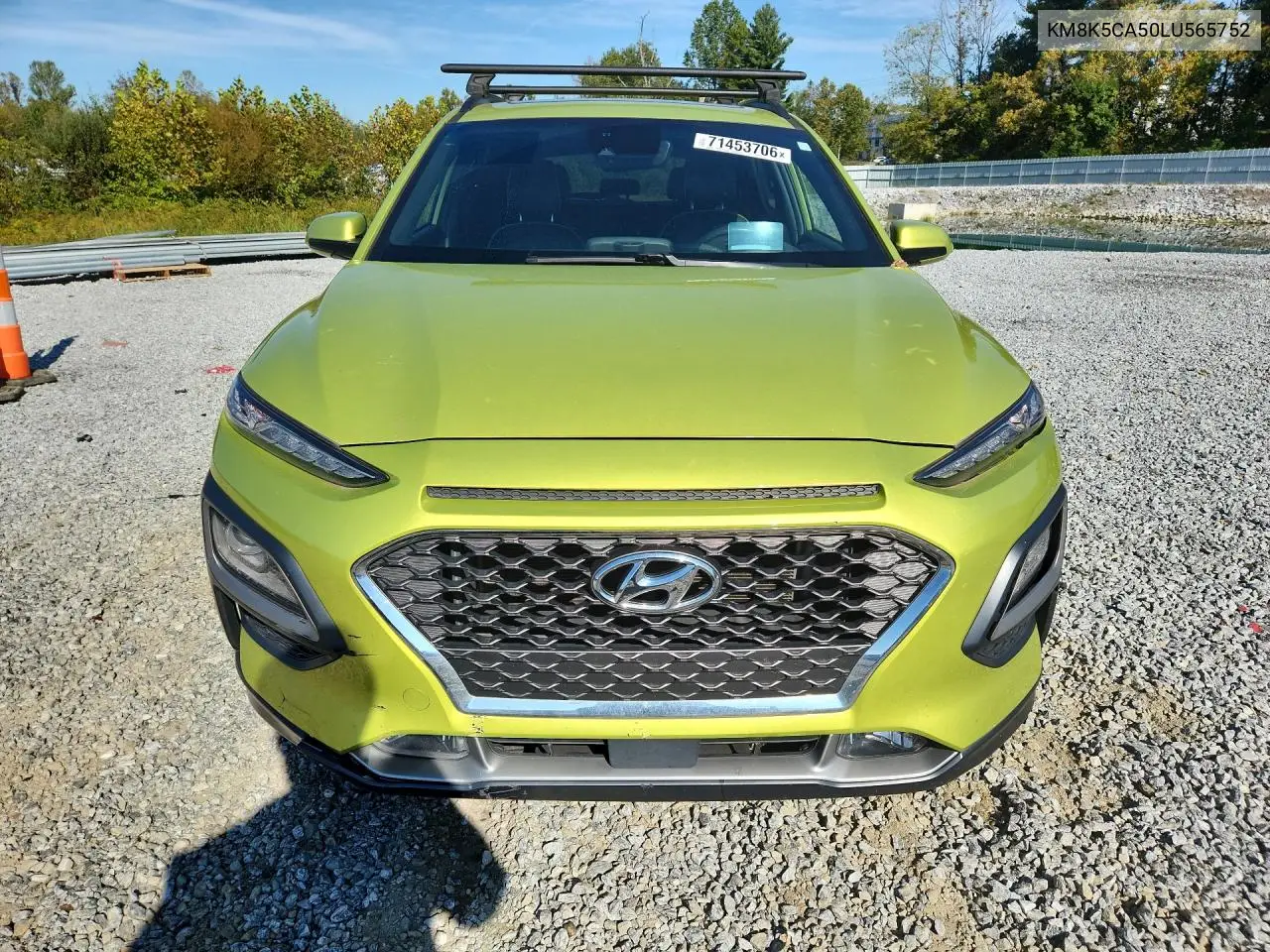 2020 HYUNDAI KONA VIN KM8K5CA50LU565752 — фото 5