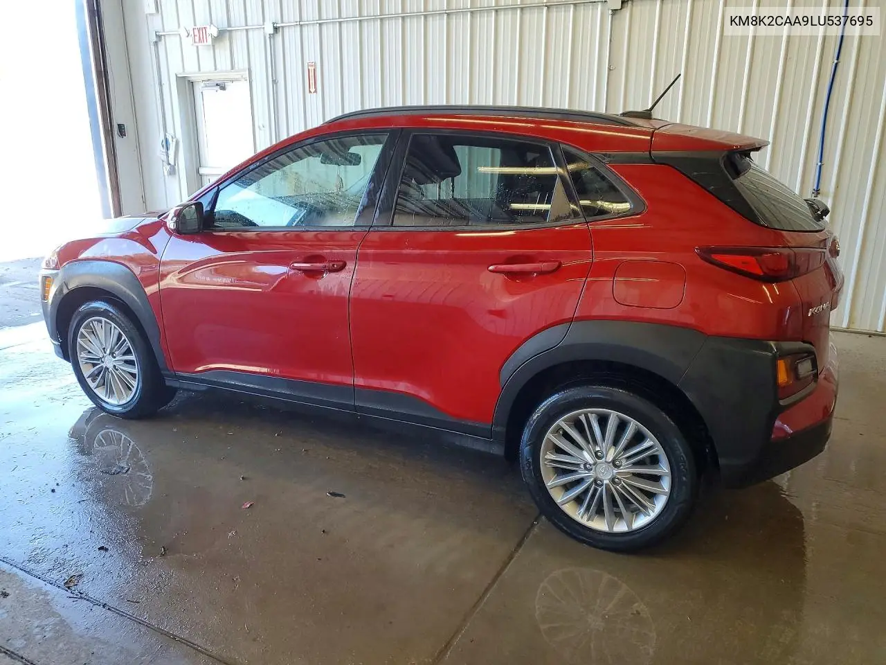2020 HYUNDAI KONA VIN KM8K2CAA9LU537695 — фото 2