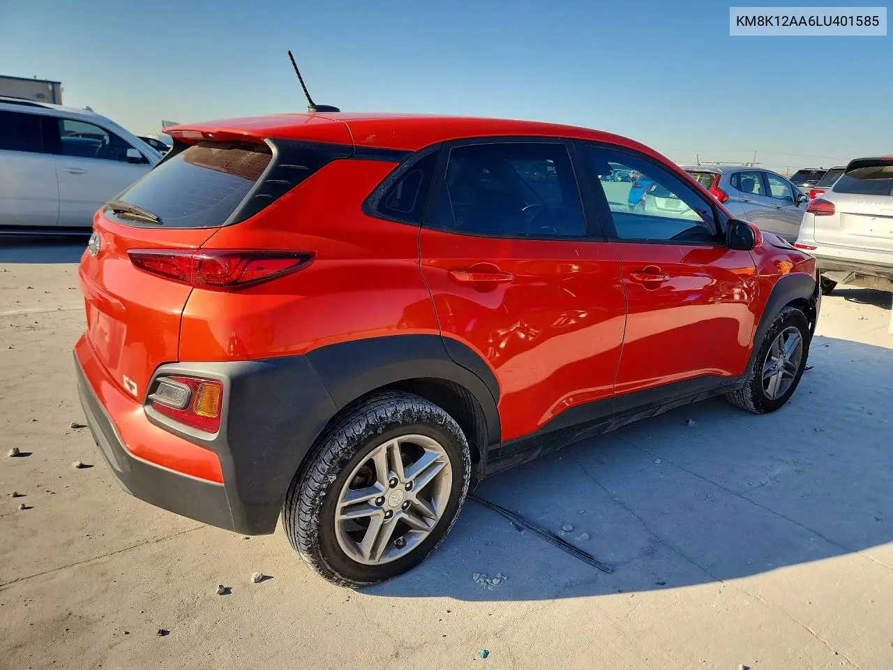 2020 HYUNDAI KONA VIN KM8K12AA6LU401585 — фото 3