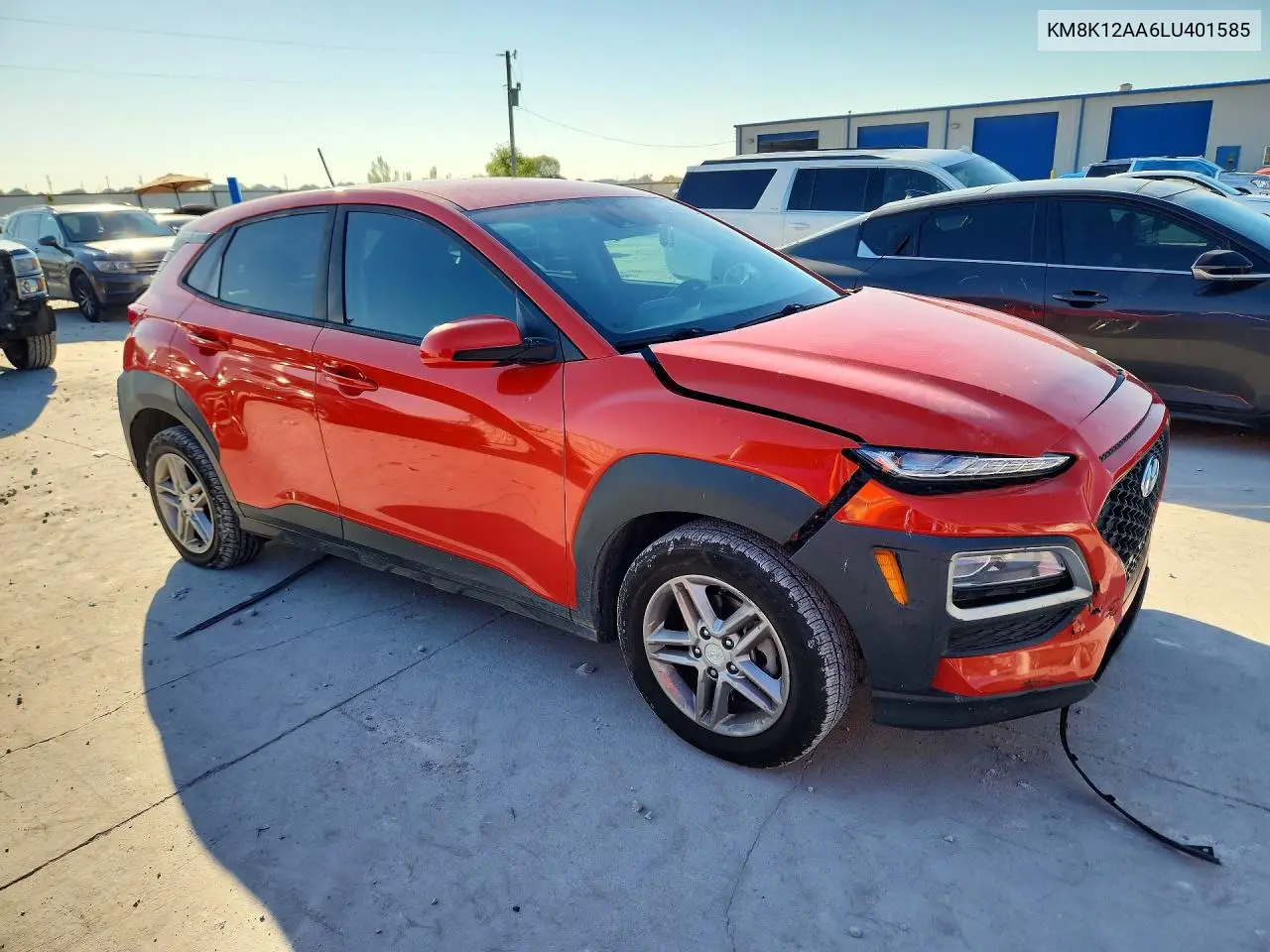 2020 HYUNDAI KONA VIN KM8K12AA6LU401585 — фото 4