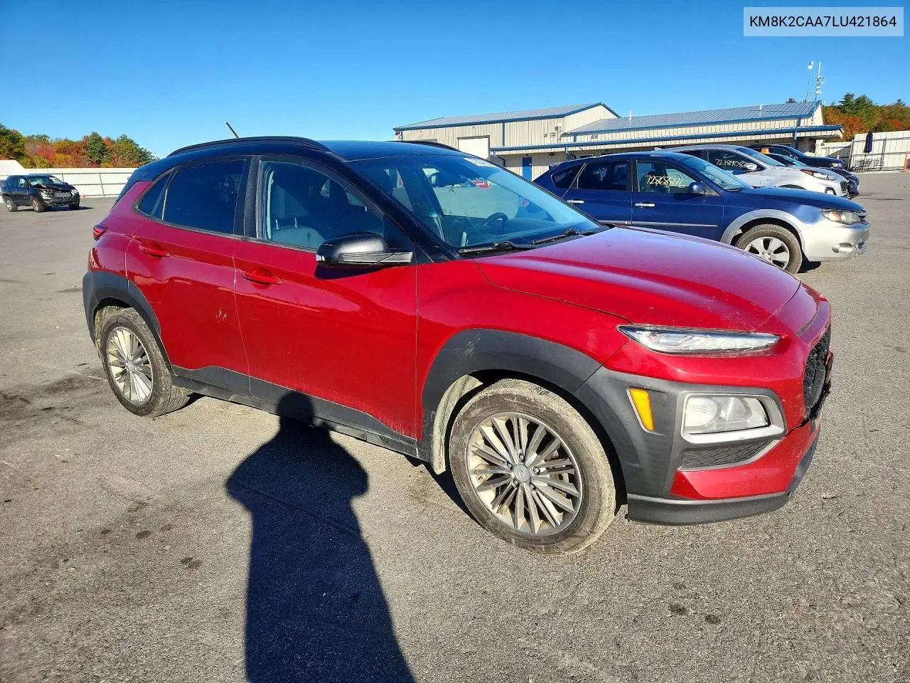 2020 HYUNDAI KONA VIN KM8K2CAA7LU421864 — фото 4