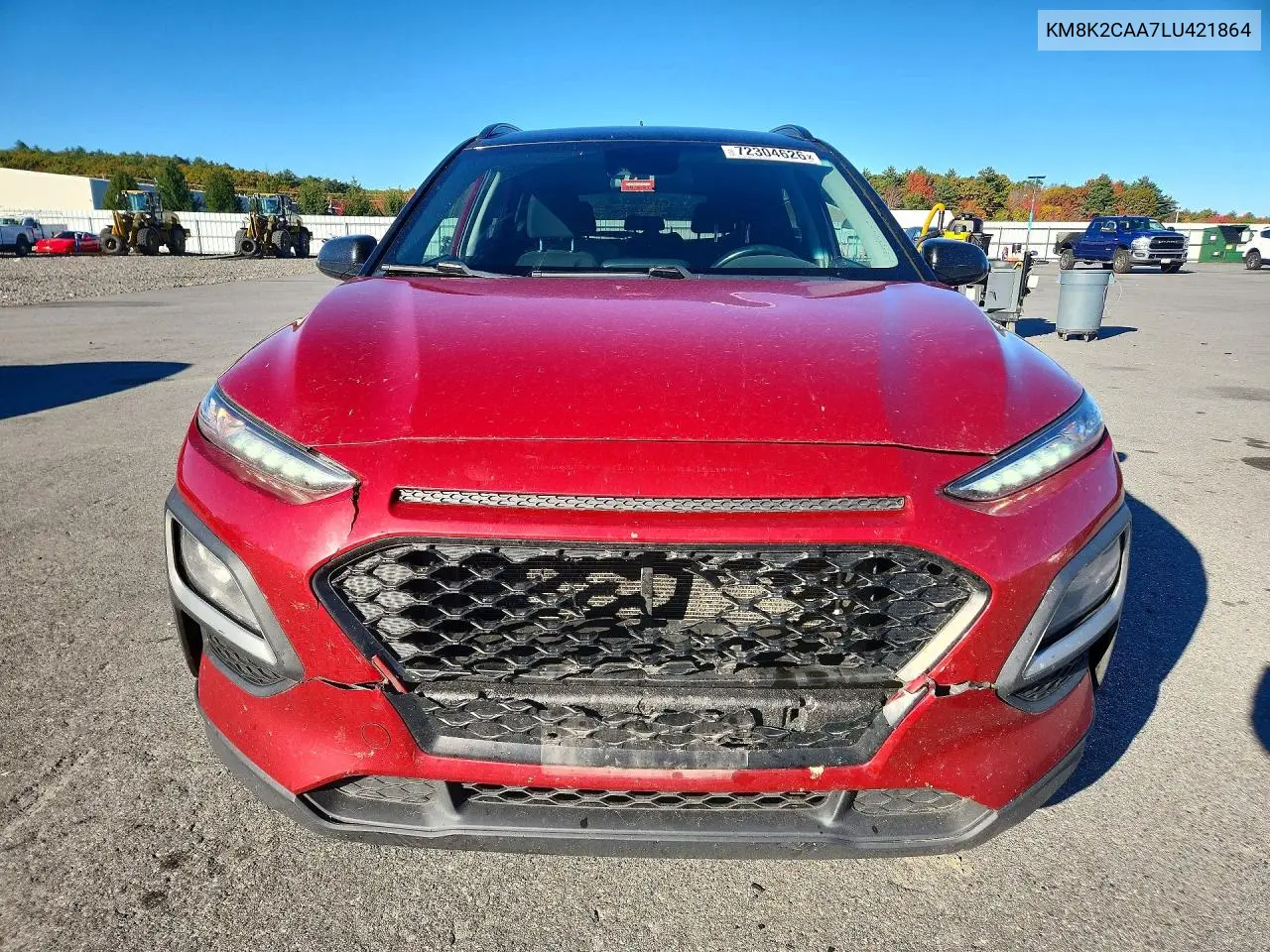 2020 HYUNDAI KONA VIN KM8K2CAA7LU421864 — фото 5