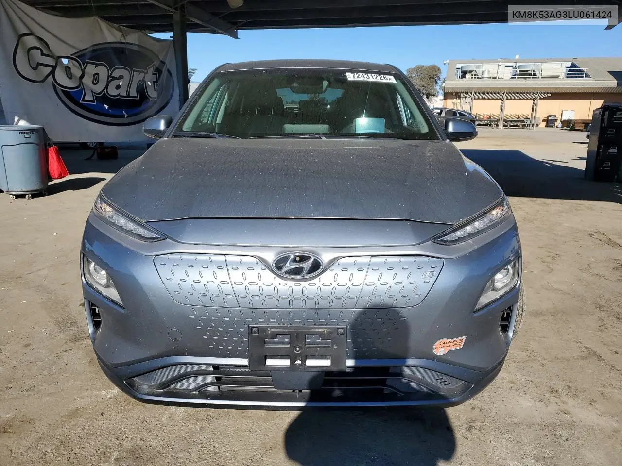 2020 HYUNDAI KONA VIN KM8K53AG3LU061424 — фото 5