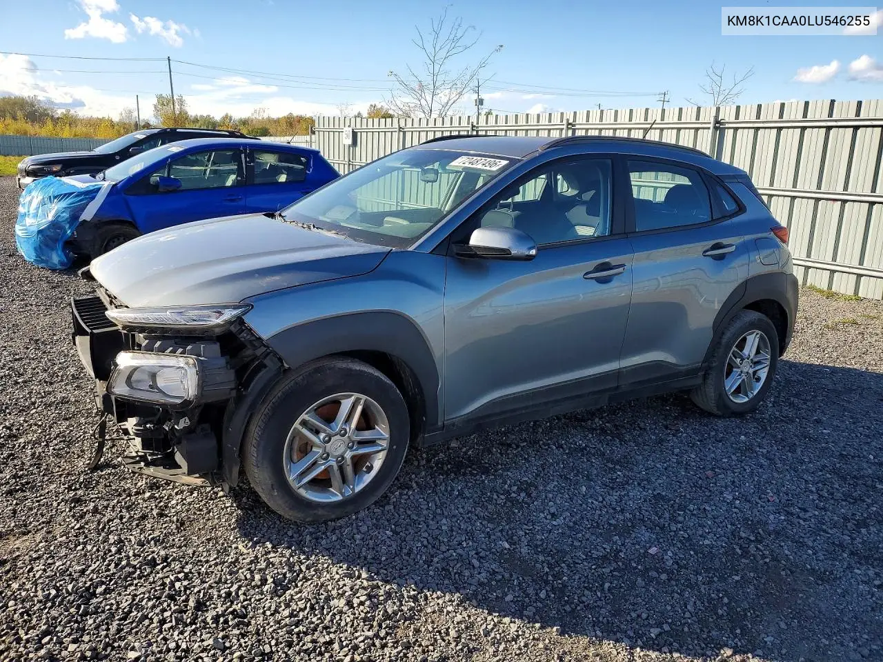HYUNDAI KONA 2020, VIN KM8K1CAA0LU546255