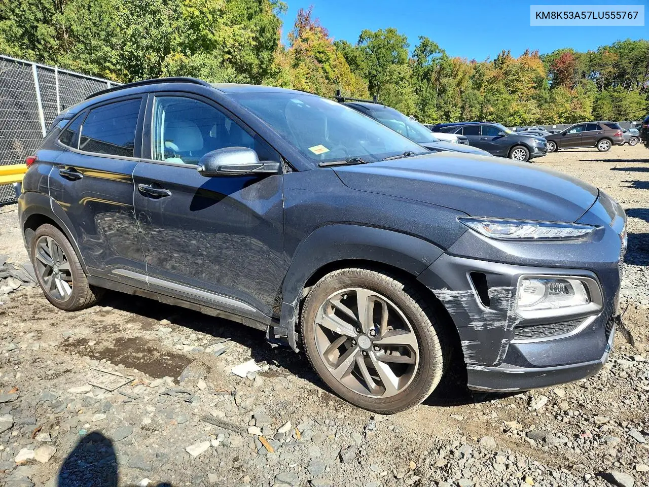 2020 HYUNDAI KONA VIN KM8K53A57LU555767 — фото 4