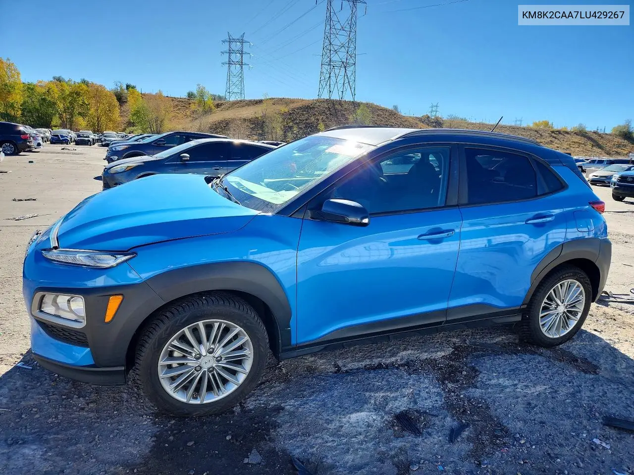 HYUNDAI KONA 2020, VIN KM8K2CAA7LU429267