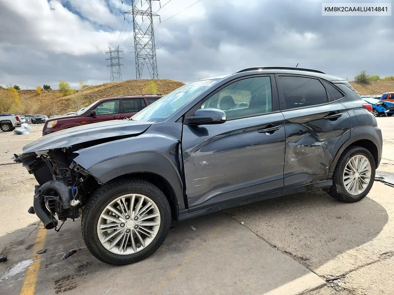 HYUNDAI KONA 2020, VIN KM8K2CAA4LU414841