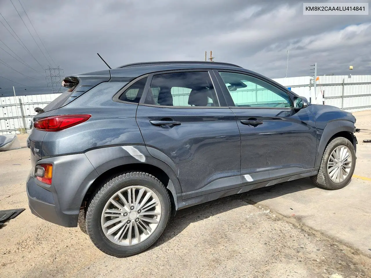 2020 HYUNDAI KONA VIN KM8K2CAA4LU414841 — фото 3