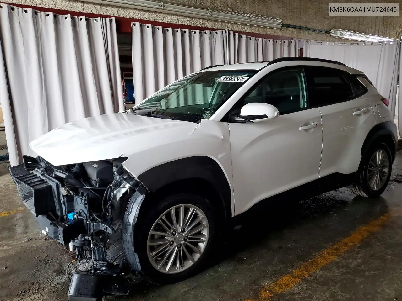 HYUNDAI KONA 2021, VIN KM8K6CAA1MU724645