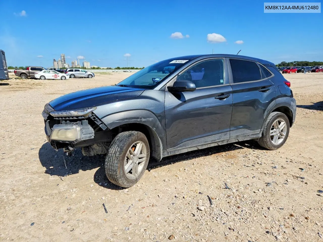 HYUNDAI KONA 2021, VIN KM8K12AA4MU612480