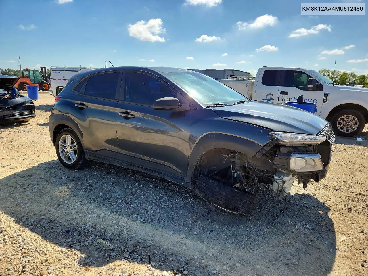 2021 HYUNDAI KONA VIN KM8K12AA4MU612480 — фото 4