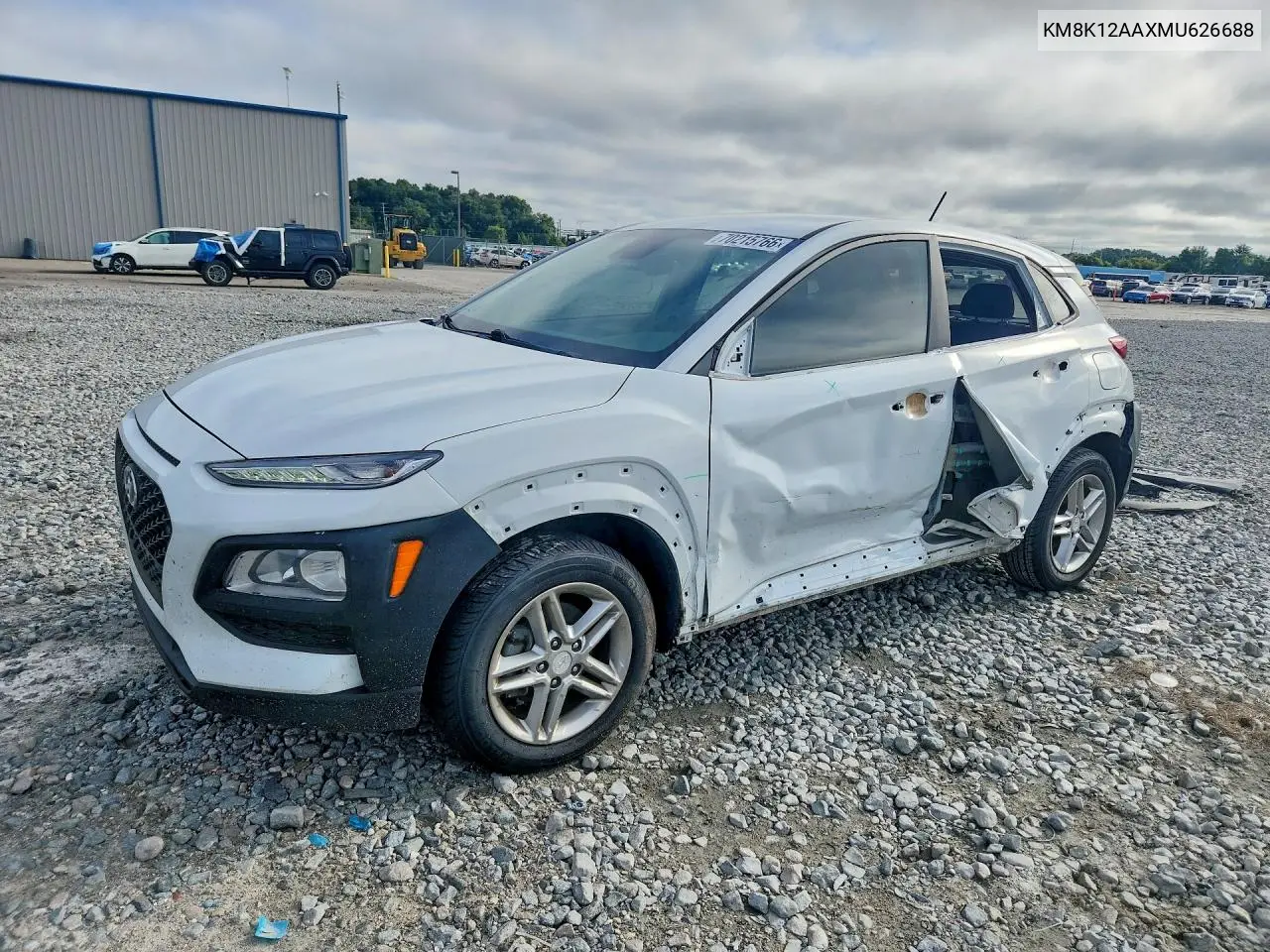 HYUNDAI KONA 2021, VIN KM8K12AAXMU626688