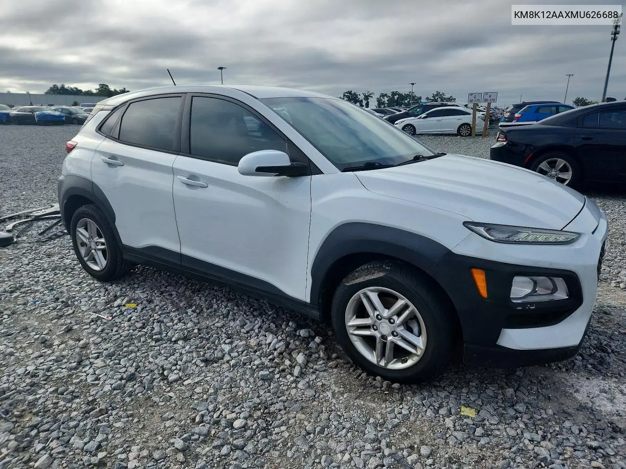 2021 HYUNDAI KONA VIN KM8K12AAXMU626688 — фото 4