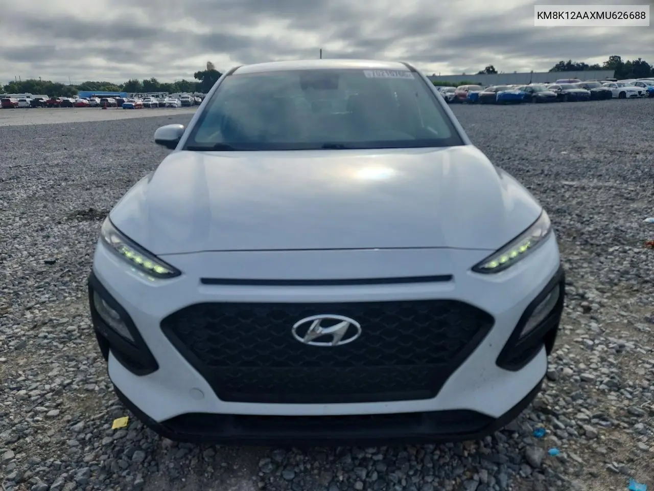 2021 HYUNDAI KONA VIN KM8K12AAXMU626688 — фото 5