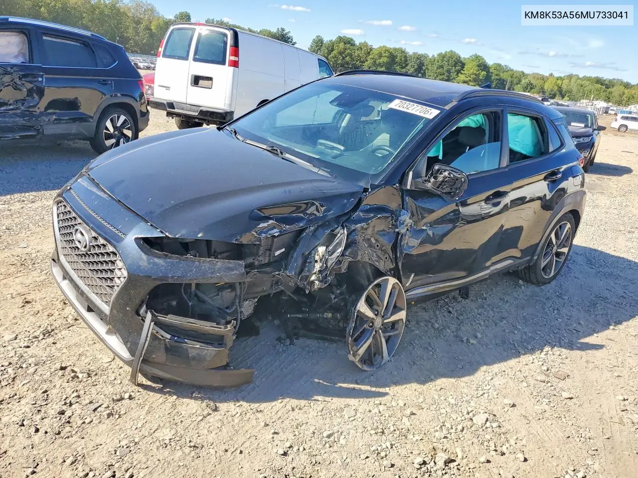 HYUNDAI KONA 2021, VIN KM8K53A56MU733041