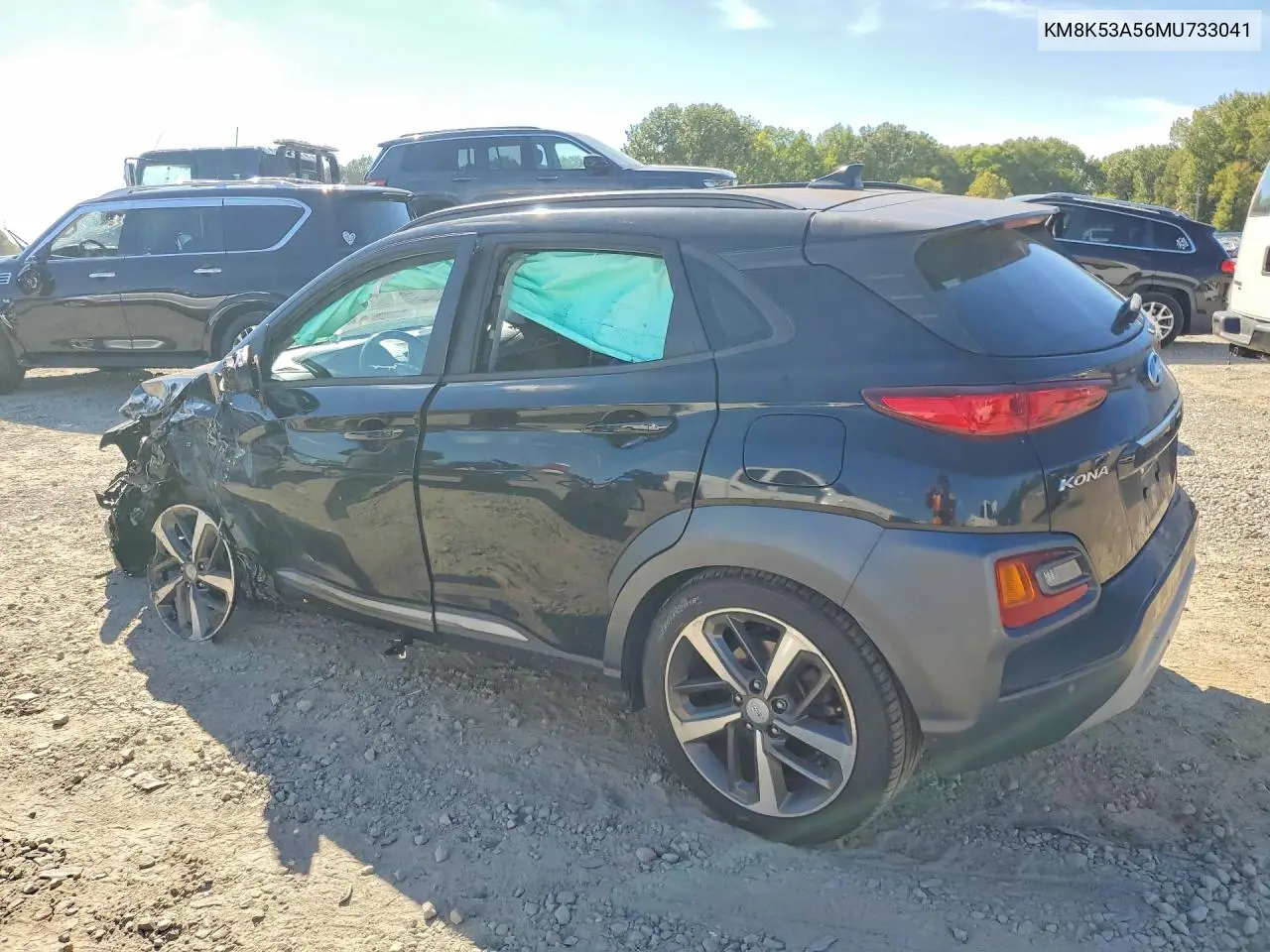2021 HYUNDAI KONA VIN KM8K53A56MU733041 — фото 2
