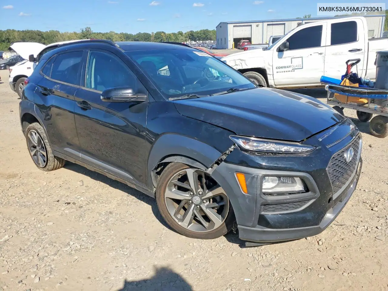2021 HYUNDAI KONA VIN KM8K53A56MU733041 — фото 4