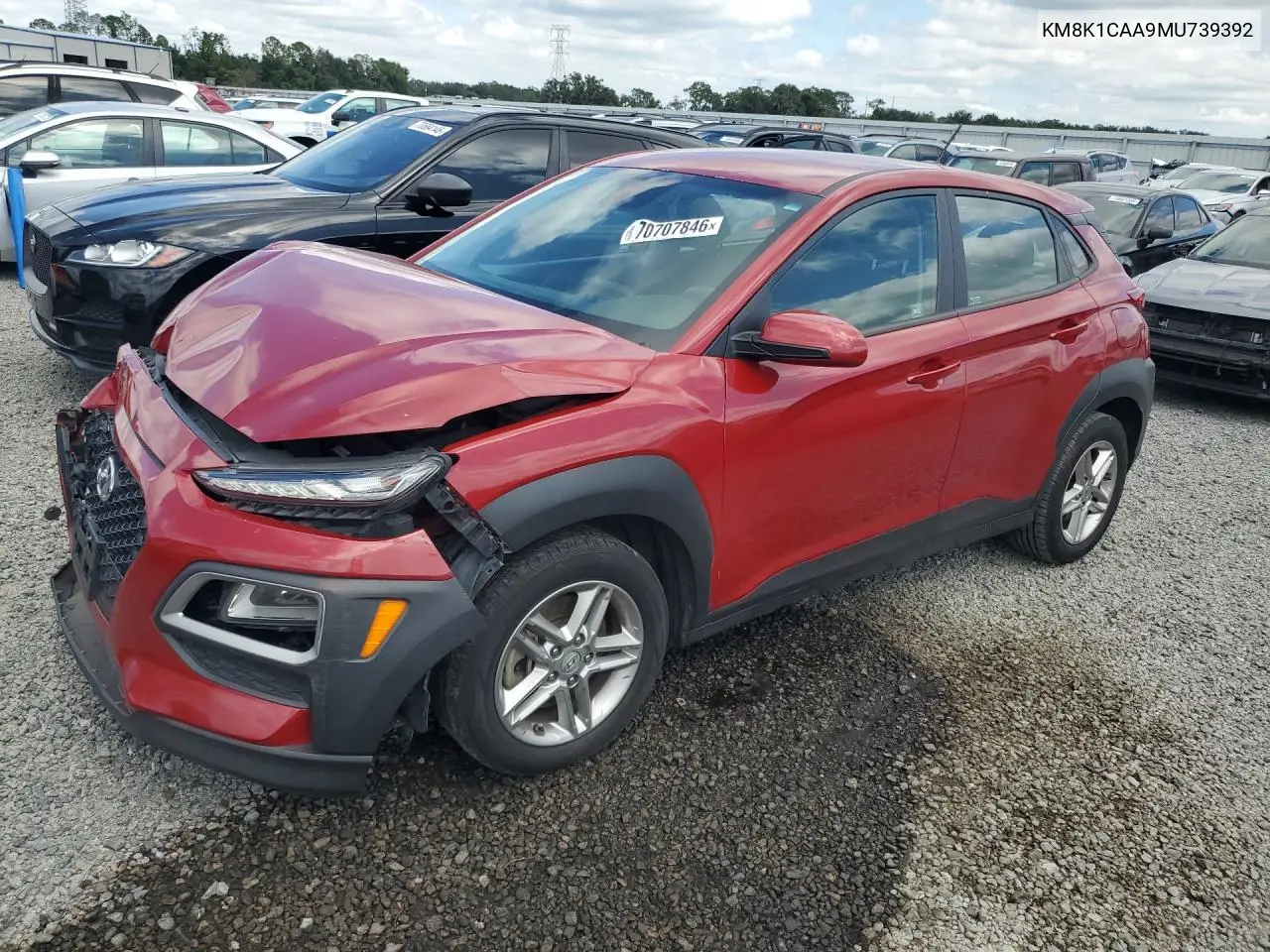 HYUNDAI KONA 2021, VIN KM8K1CAA9MU739392