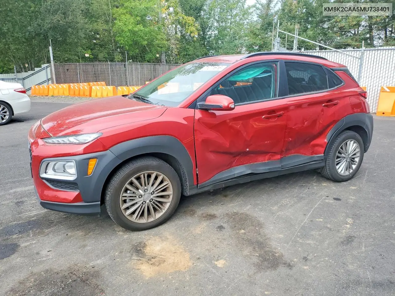 HYUNDAI KONA 2021, VIN KM8K2CAA5MU738401