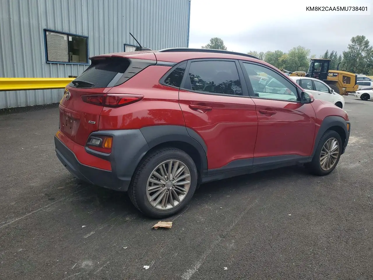 2021 HYUNDAI KONA VIN KM8K2CAA5MU738401 — фото 3