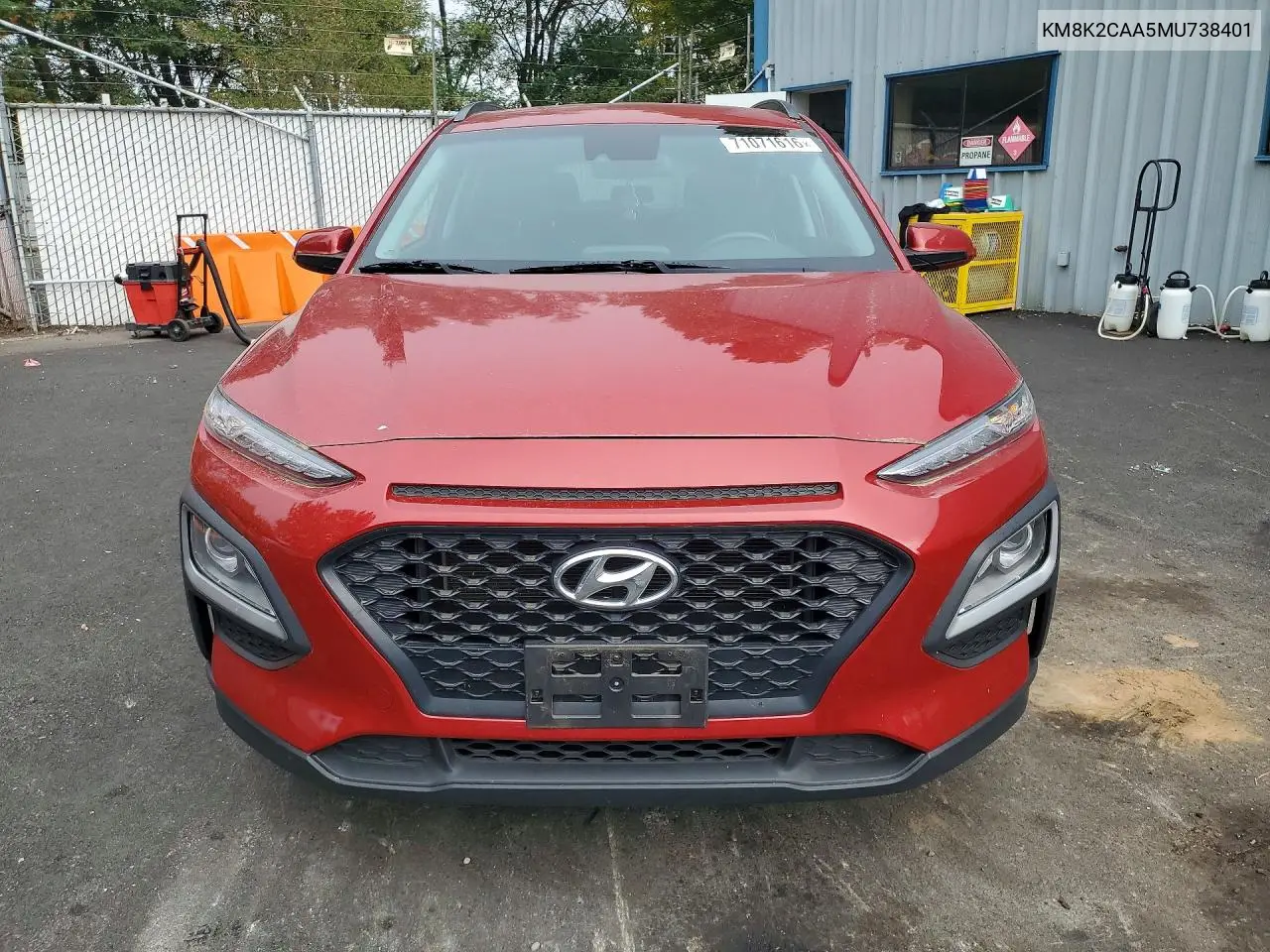 2021 HYUNDAI KONA VIN KM8K2CAA5MU738401 — фото 5