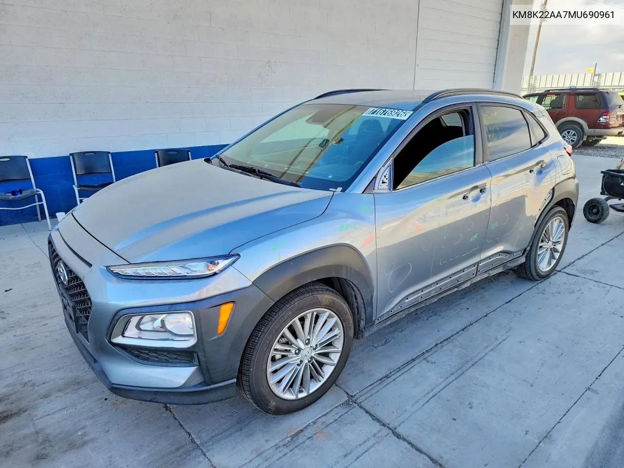 HYUNDAI KONA 2021, VIN KM8K22AA7MU690961