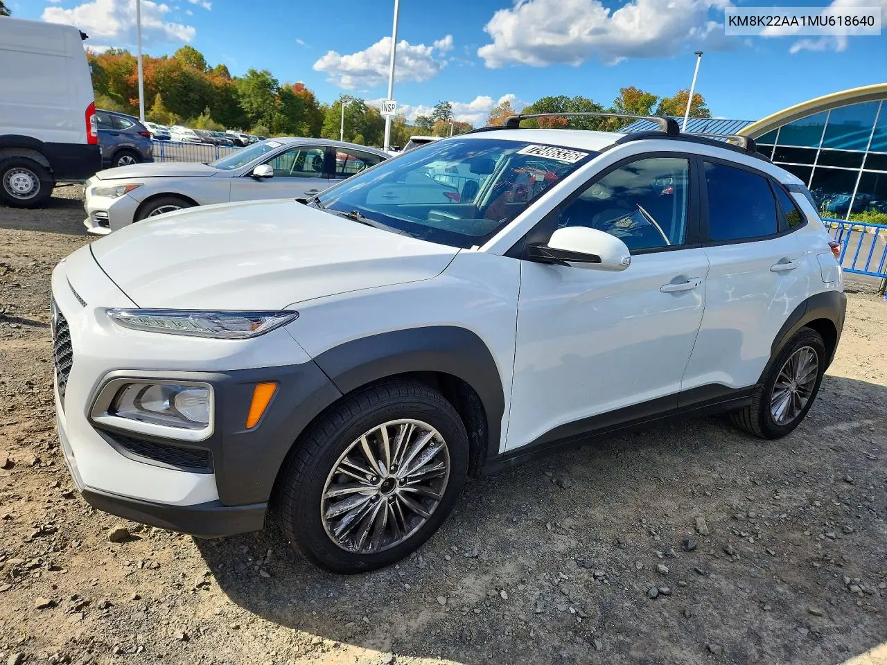 HYUNDAI KONA 2021, VIN KM8K22AA1MU618640