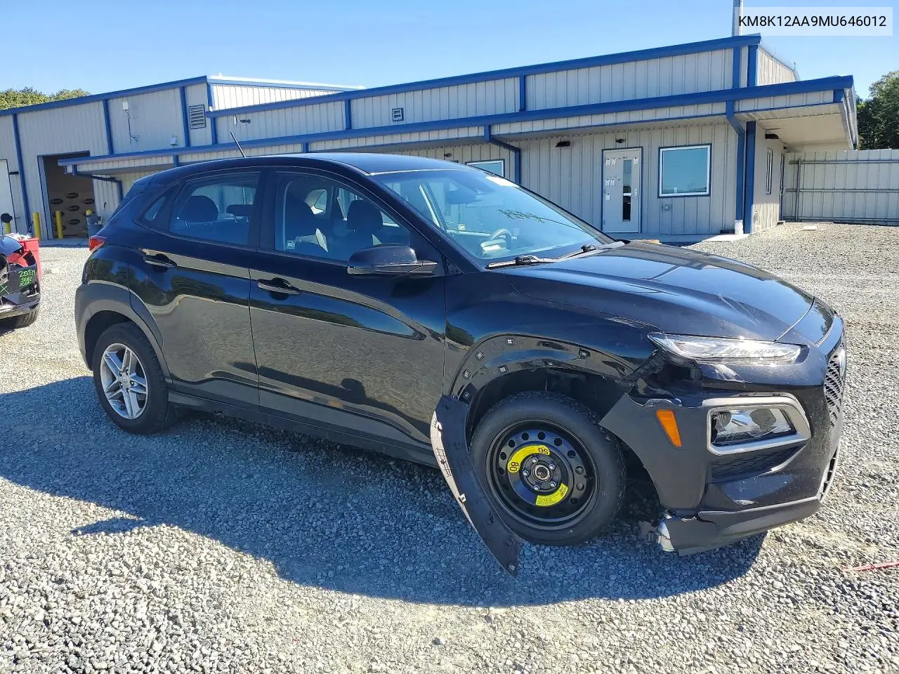 2021 HYUNDAI KONA VIN KM8K12AA9MU646012 — фото 4
