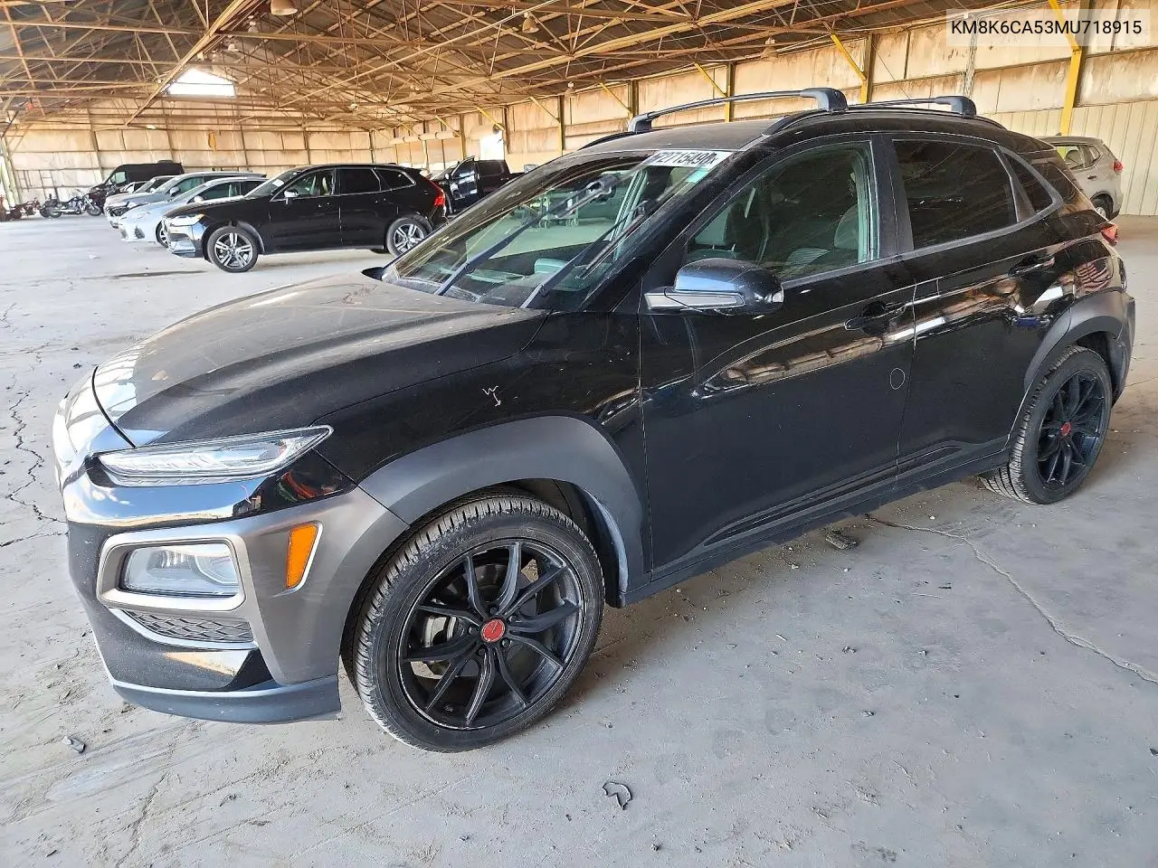 HYUNDAI KONA 2021, VIN KM8K6CA53MU718915