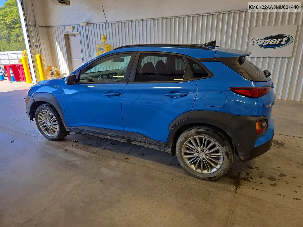 2021 HYUNDAI KONA VIN KM8K22AA3MU631440 — фото 2