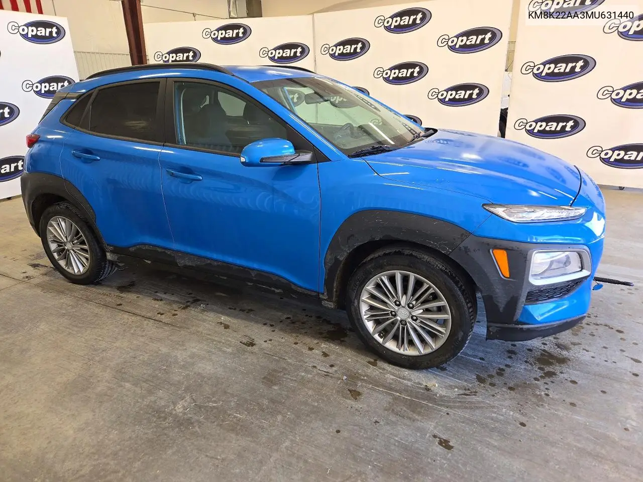 2021 HYUNDAI KONA VIN KM8K22AA3MU631440 — фото 4