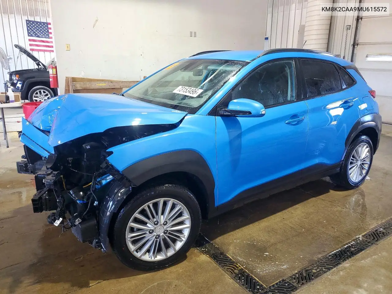 HYUNDAI KONA 2021, VIN KM8K2CAA9MU615572