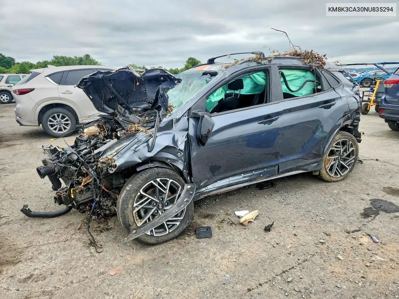 HYUNDAI KONA 2022, VIN KM8K3CA30NU835294
