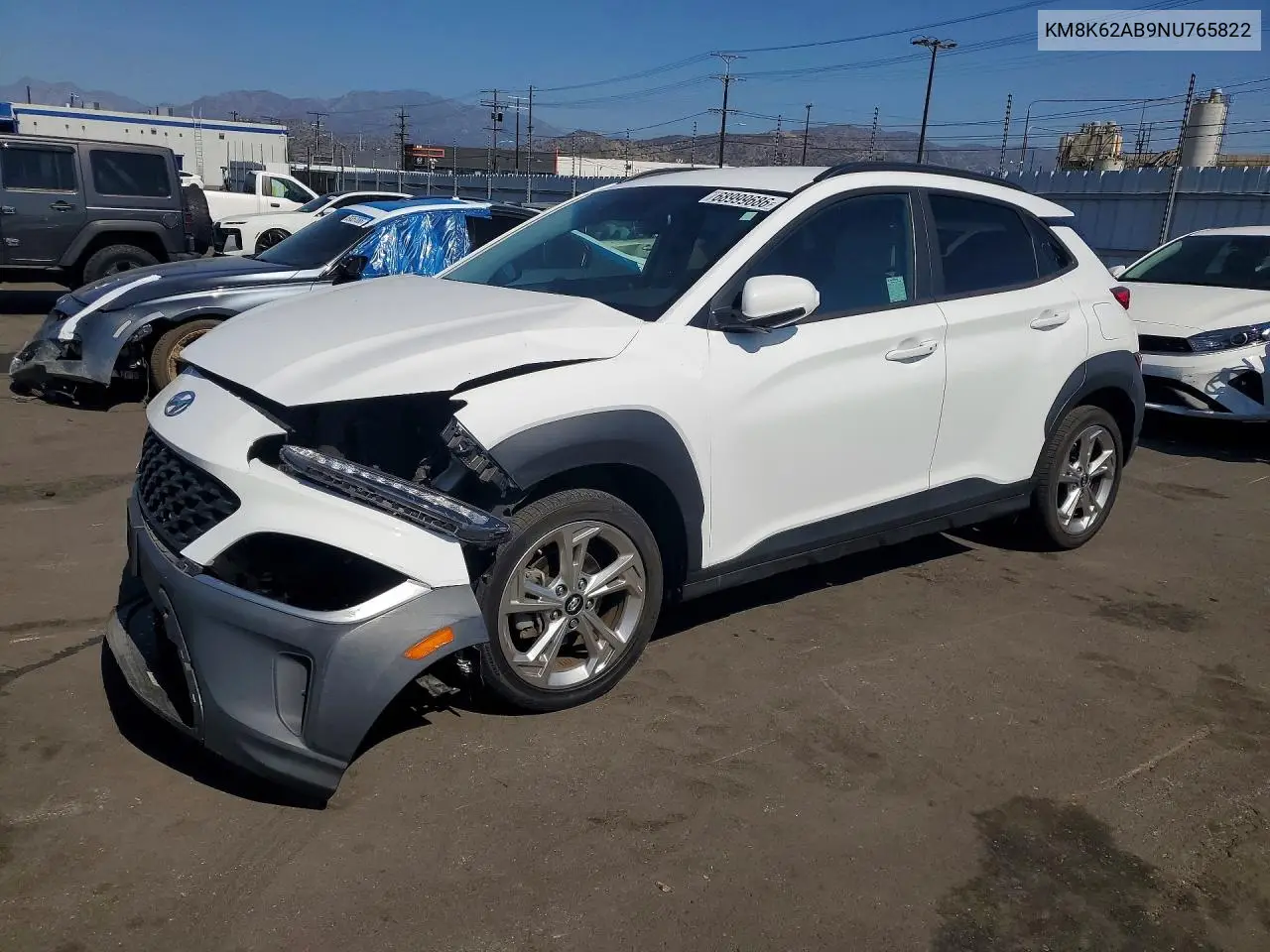HYUNDAI KONA 2022, VIN KM8K62AB9NU765822
