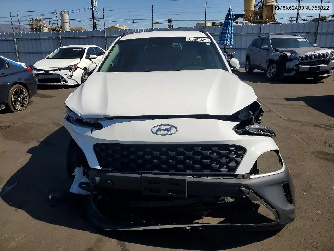 2022 HYUNDAI KONA VIN KM8K62AB9NU765822 — фото 5