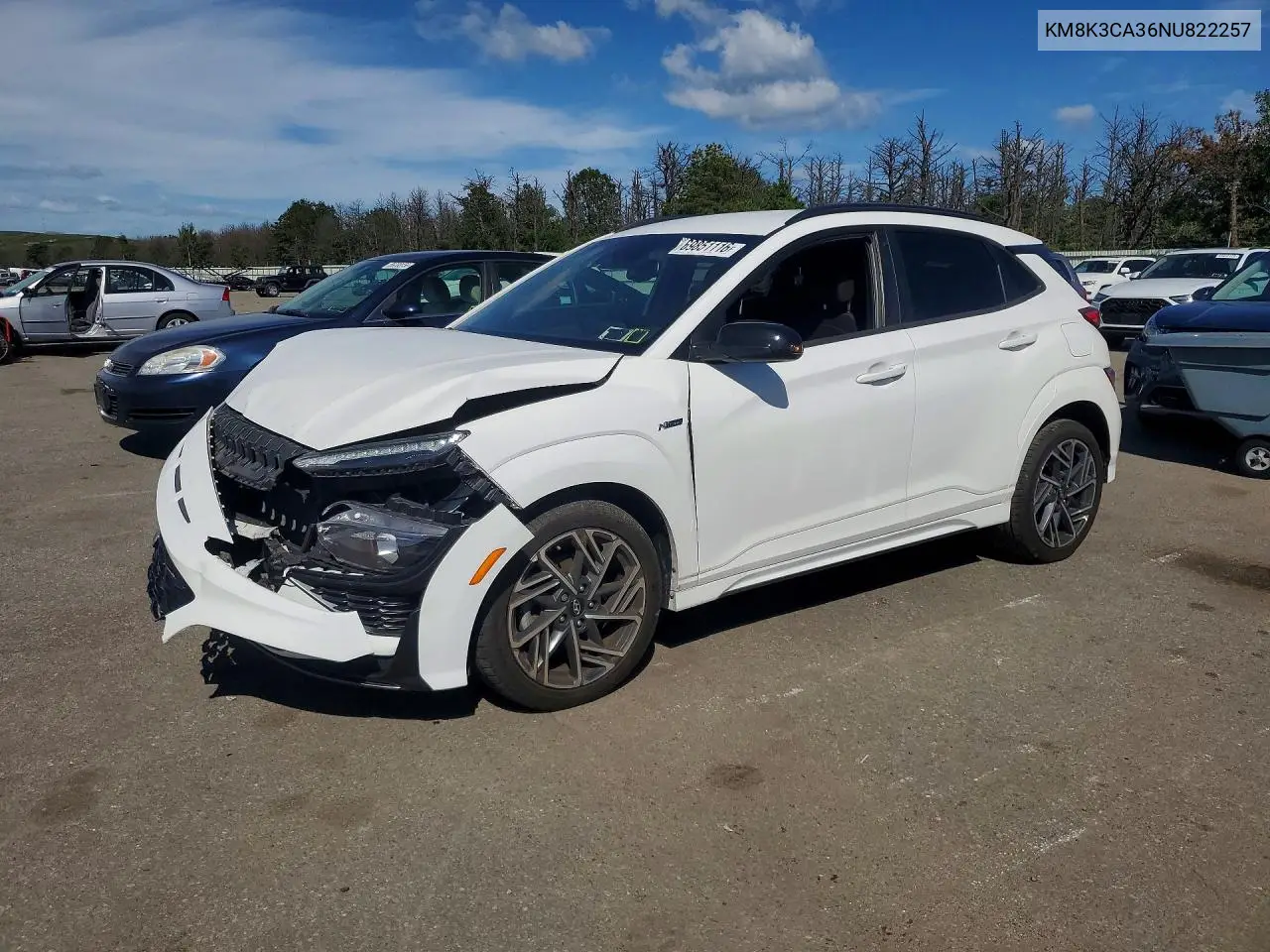 HYUNDAI KONA 2022, VIN KM8K3CA36NU822257