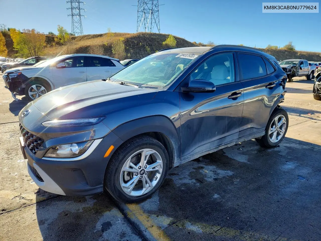 HYUNDAI KONA 2022, VIN KM8K3CAB0NU779624