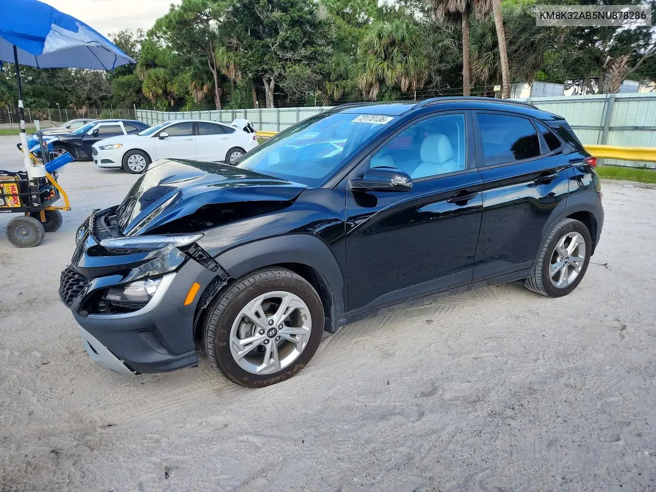 HYUNDAI KONA 2022, VIN KM8K32AB5NU878286