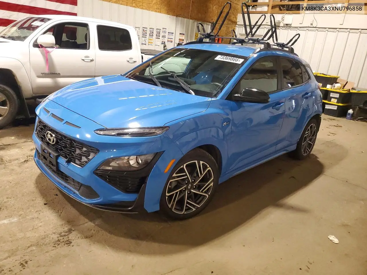 HYUNDAI KONA 2022, VIN KM8K3CA3XNU796858
