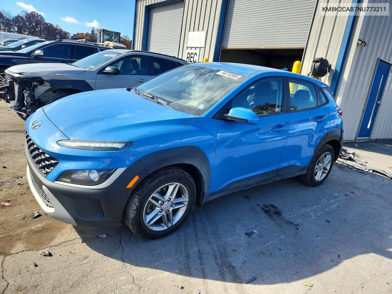 HYUNDAI KONA 2022, VIN KM8K2CAB7NU773211