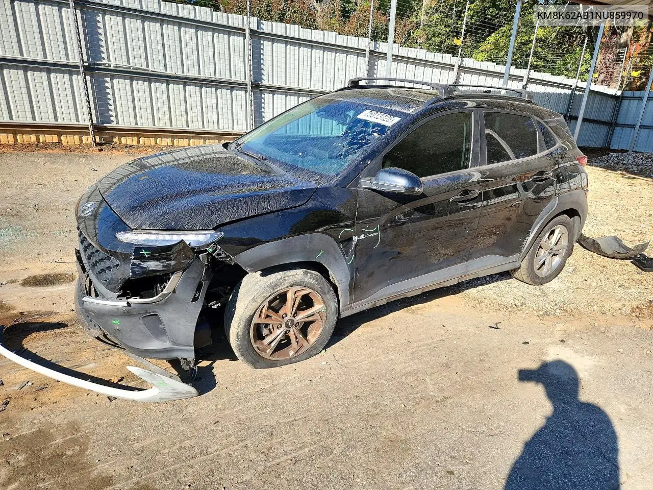 HYUNDAI KONA 2022, VIN KM8K62AB1NU859970