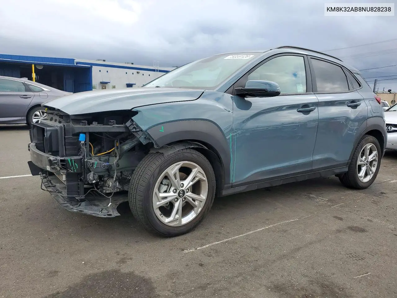 HYUNDAI KONA 2022, VIN KM8K32AB8NU828238