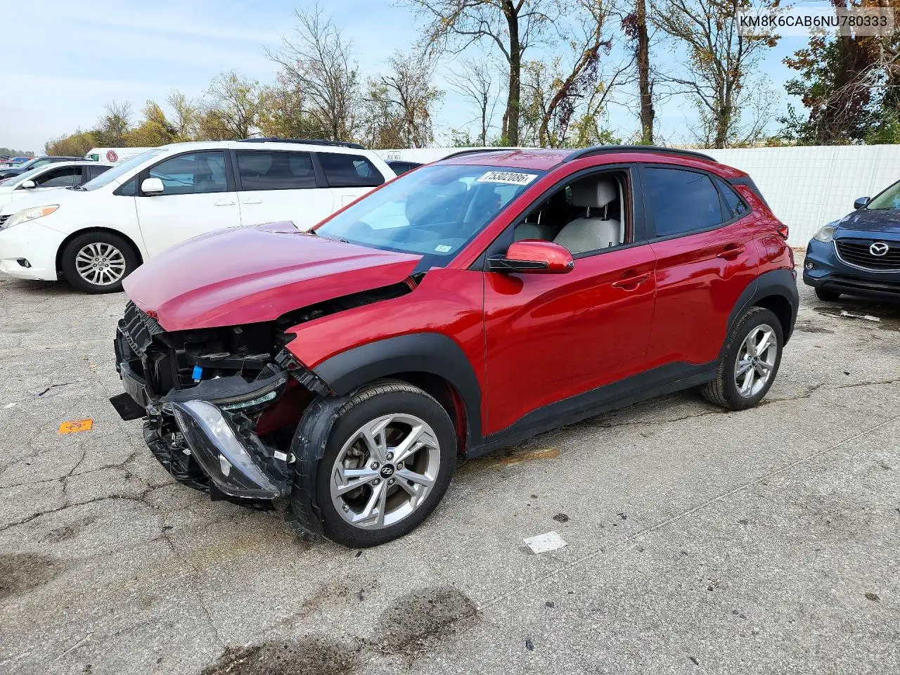 HYUNDAI KONA 2022, VIN KM8K6CAB6NU780333