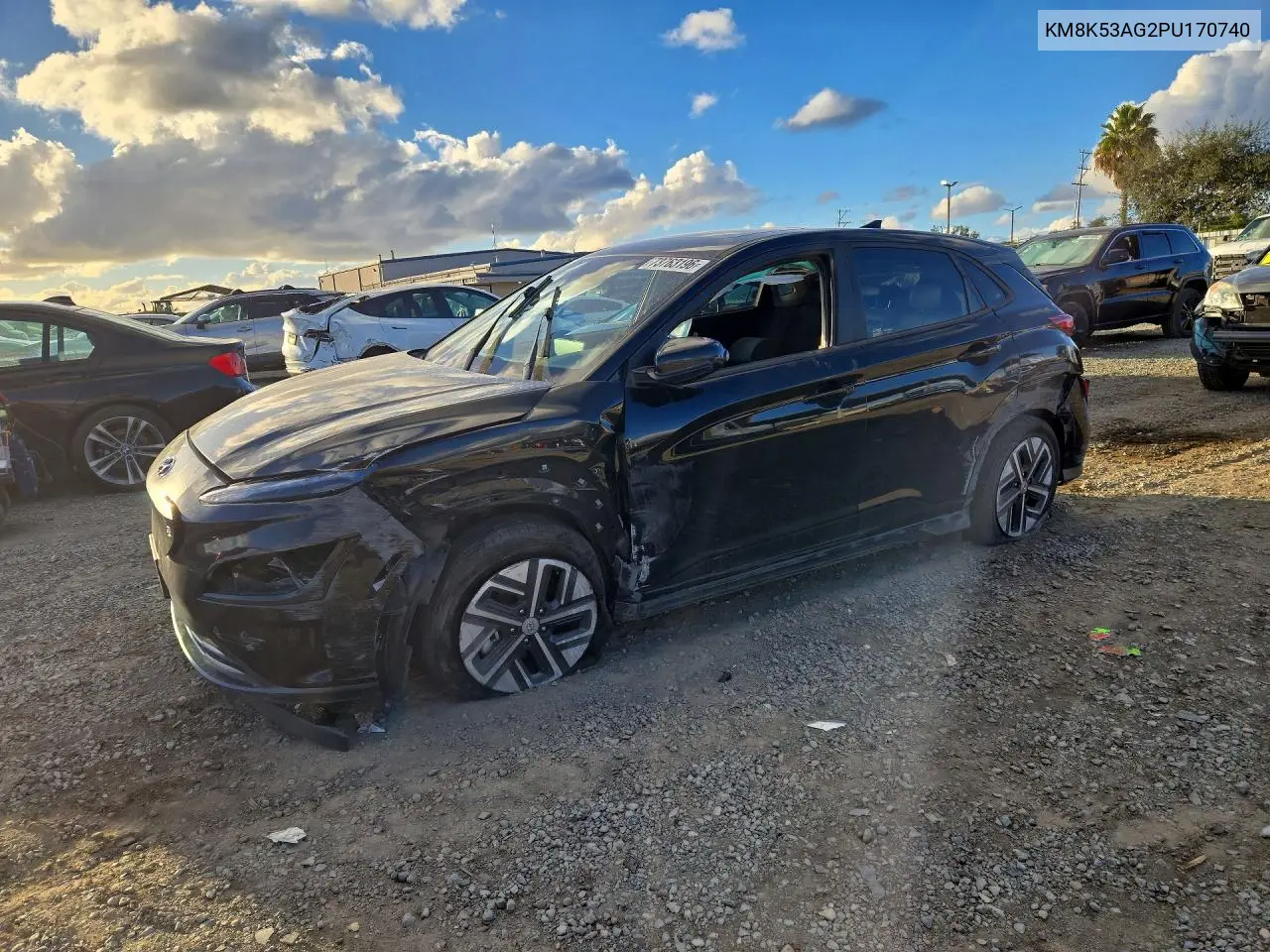 HYUNDAI KONA 2023, VIN KM8K53AG2PU170740